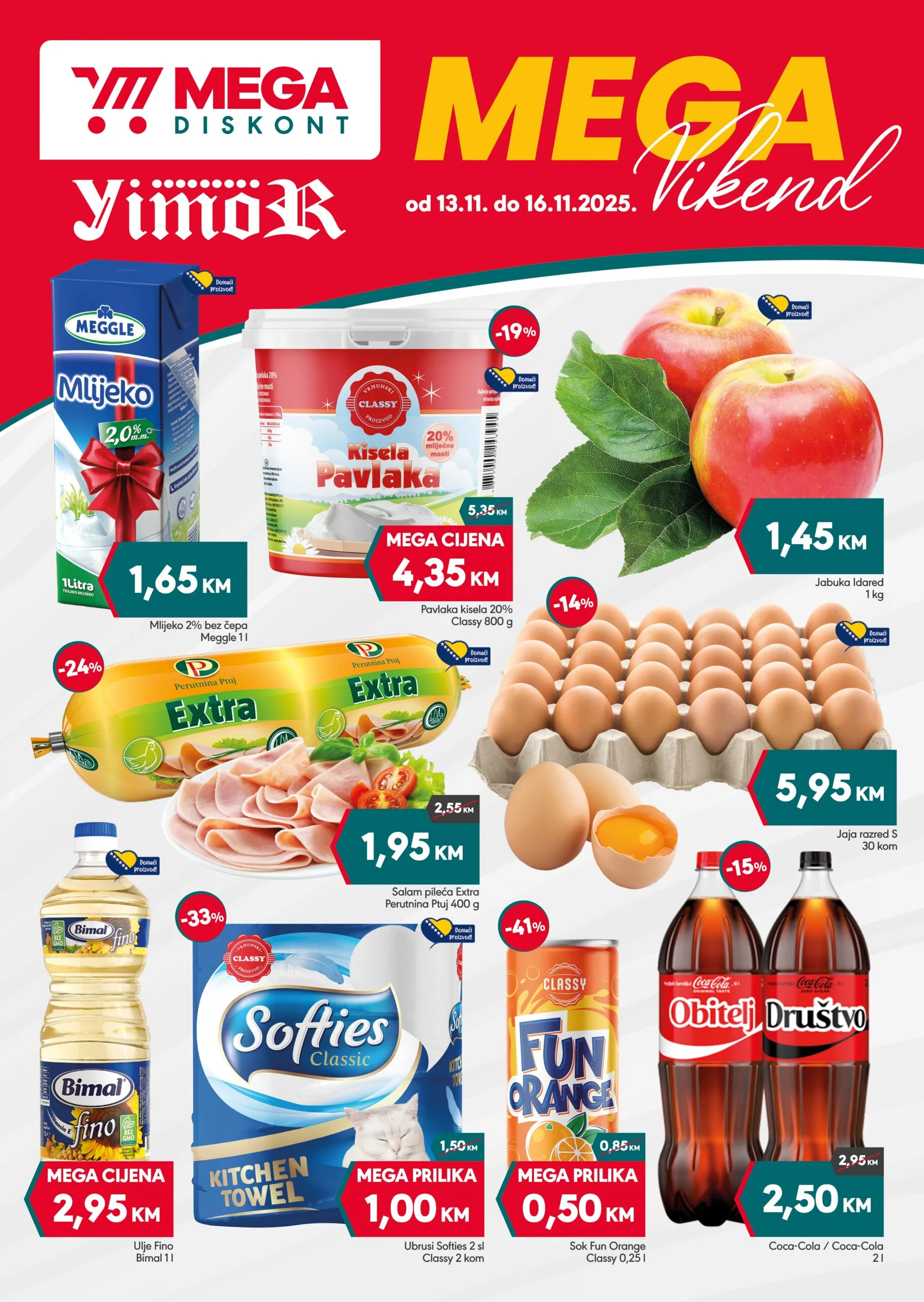 Mega Diskont vikend akcija 13-16.11.2025.