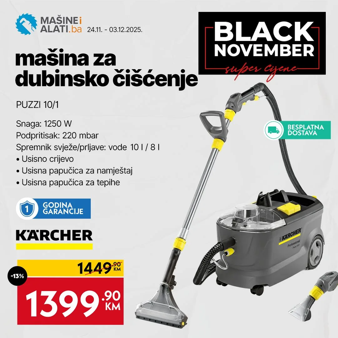 Mašine i alati BLACK NOVEMBER do 30.11.2025.