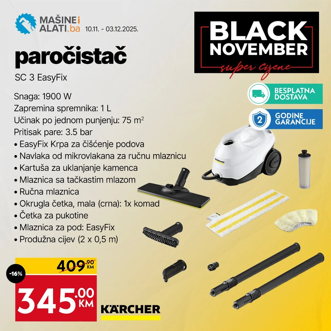 Mašine i alati BLACK NOVEMBER do 30.11.2025.