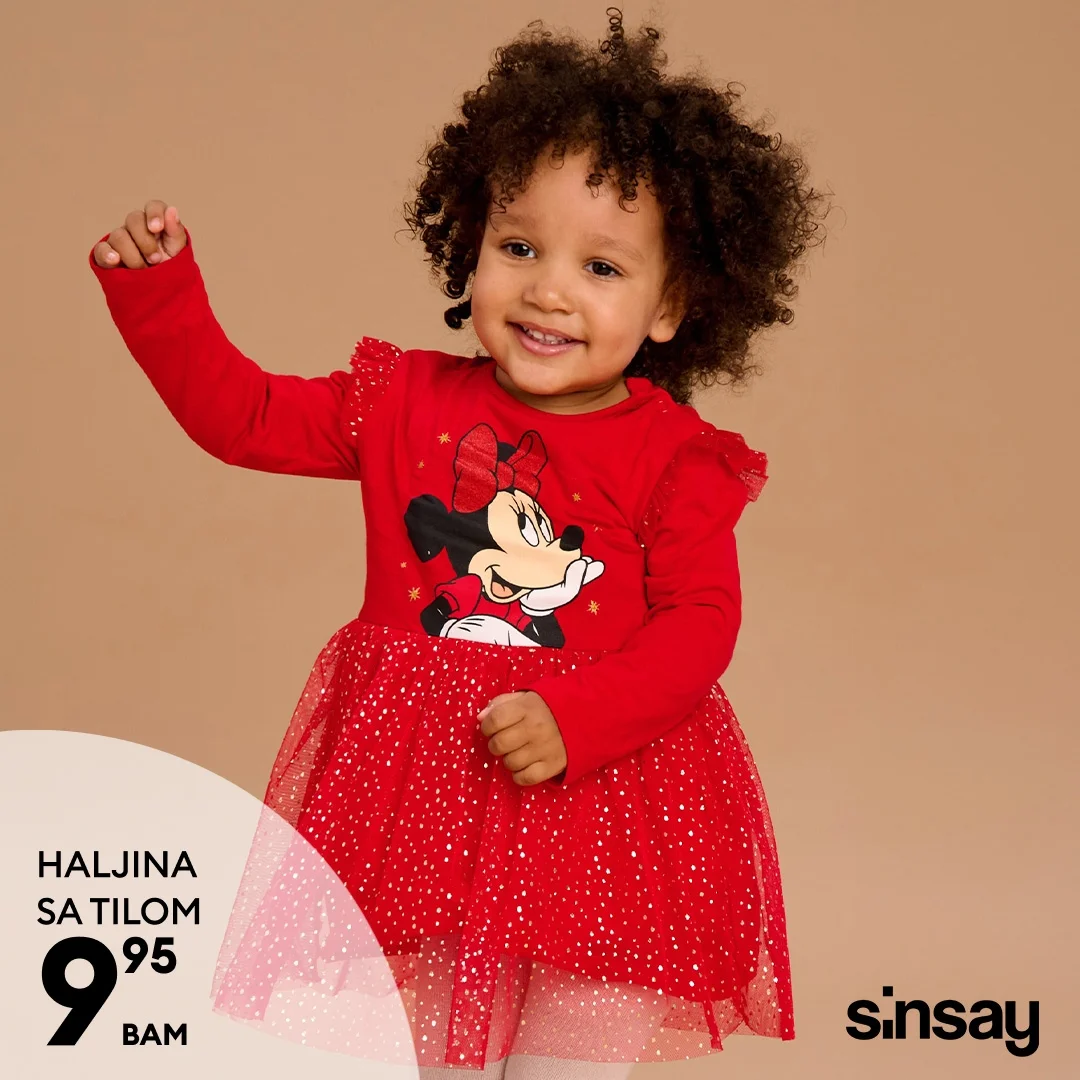 Sinsay dječija odjeća Disney – novembar 2025.