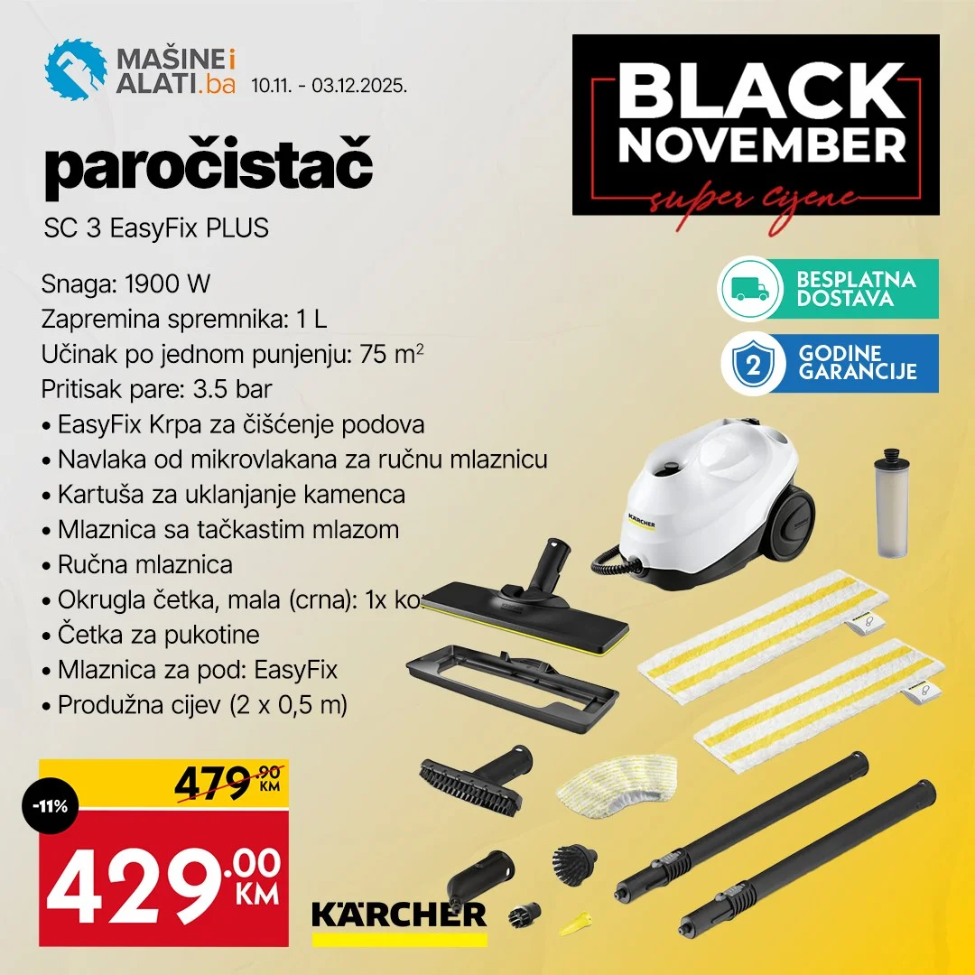 Mašine i alati BLACK NOVEMBER do 30.11.2025.