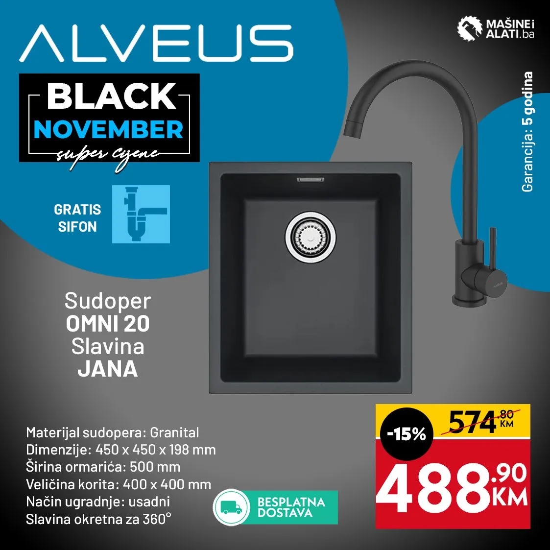 Mašine i alati BLACK NOVEMBER do 30.11.2025.