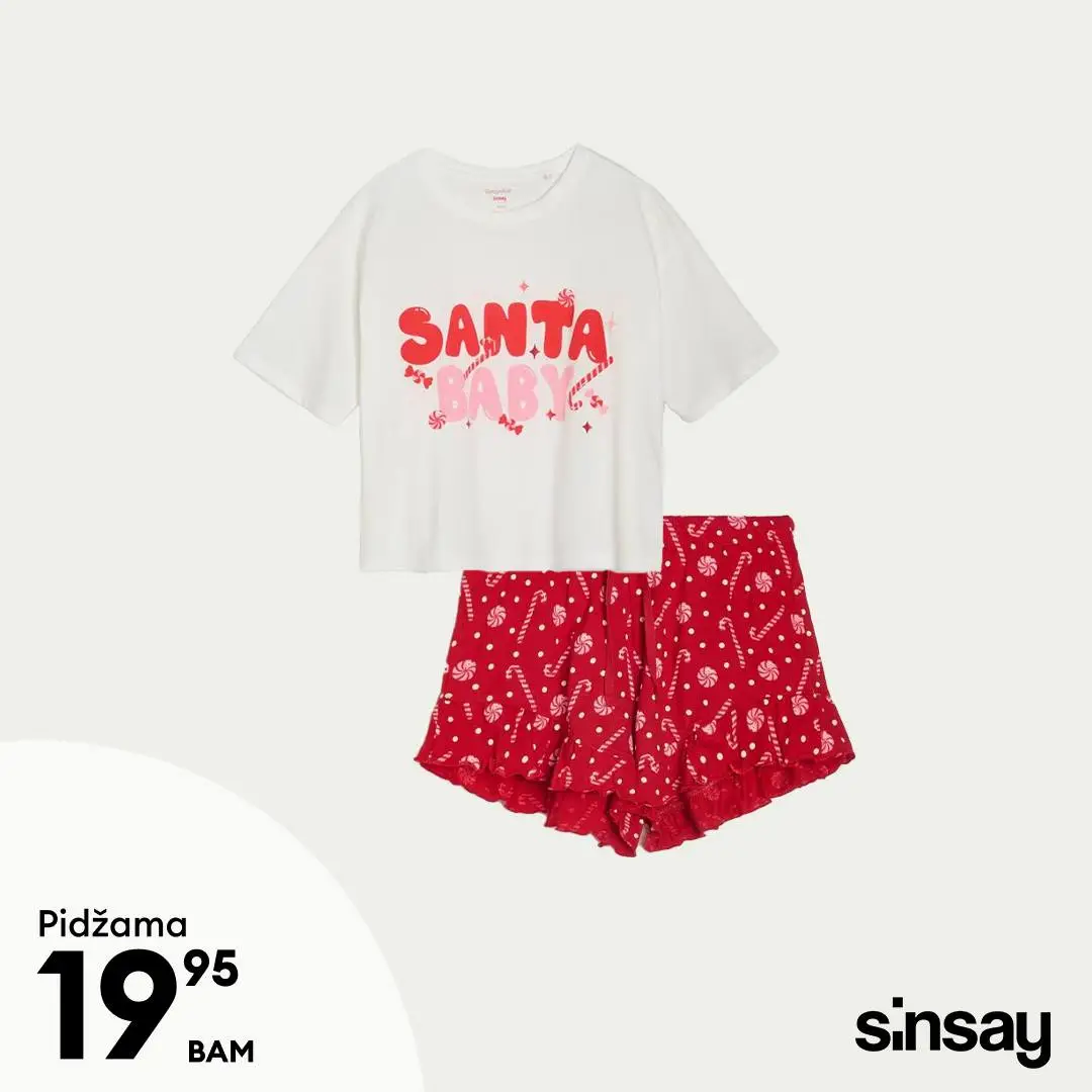 Sinsay ŽENSKE PIDŽAME - novembar 2025.