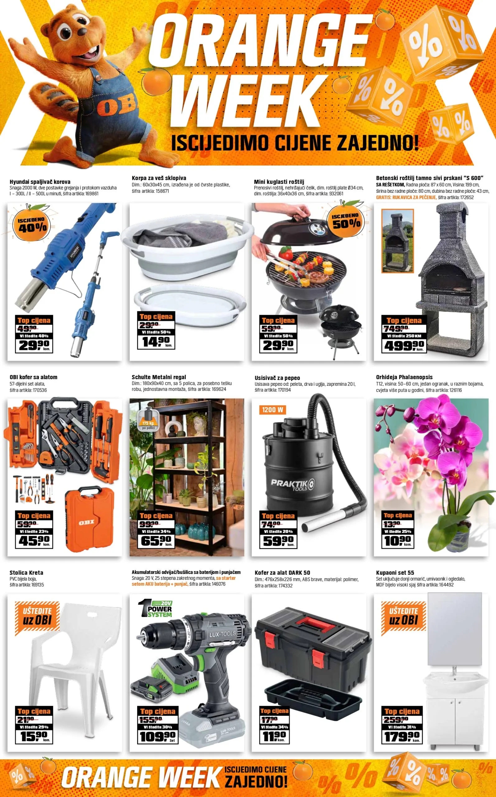 OBI ORANGE WEEK sniženje do 29.11.2025.