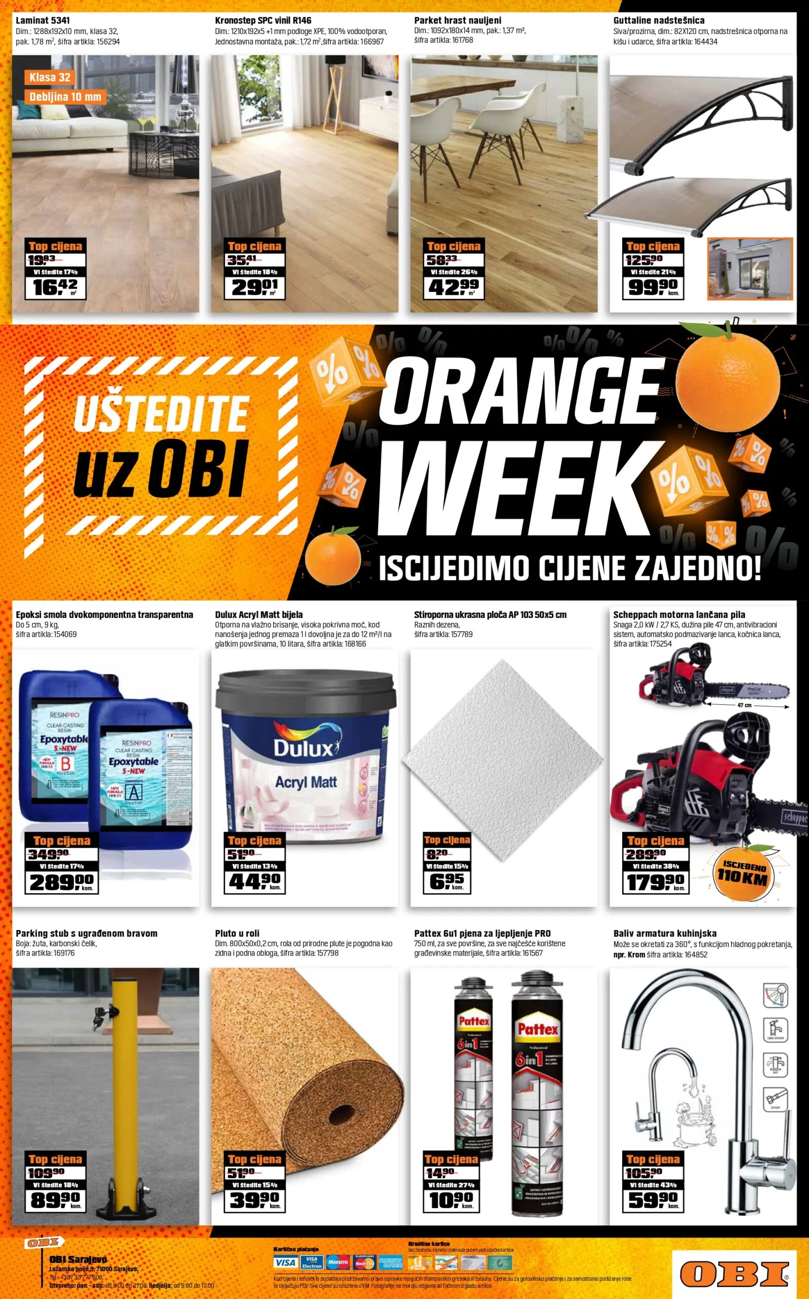 OBI ORANGE WEEK sniženje do 29.11.2025.
