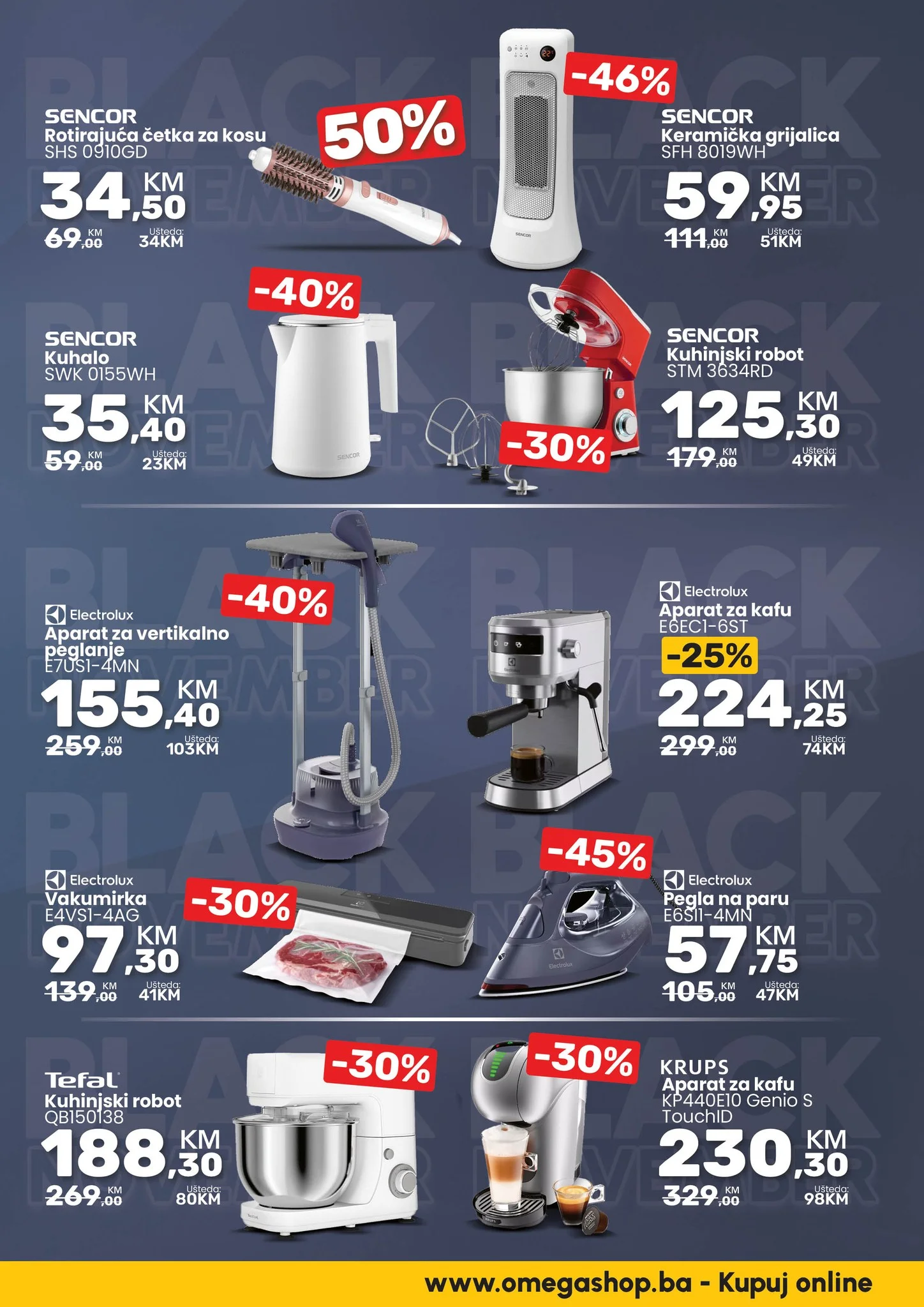 Omega shop BLACK FRIDAY  1-30.11.2025. 