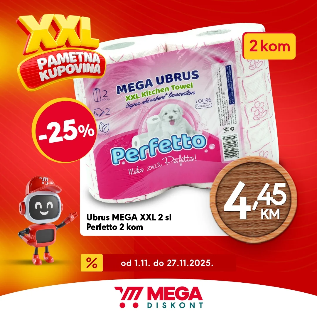 Mega Diskont XXL PONUDA 1-27.11.2025.