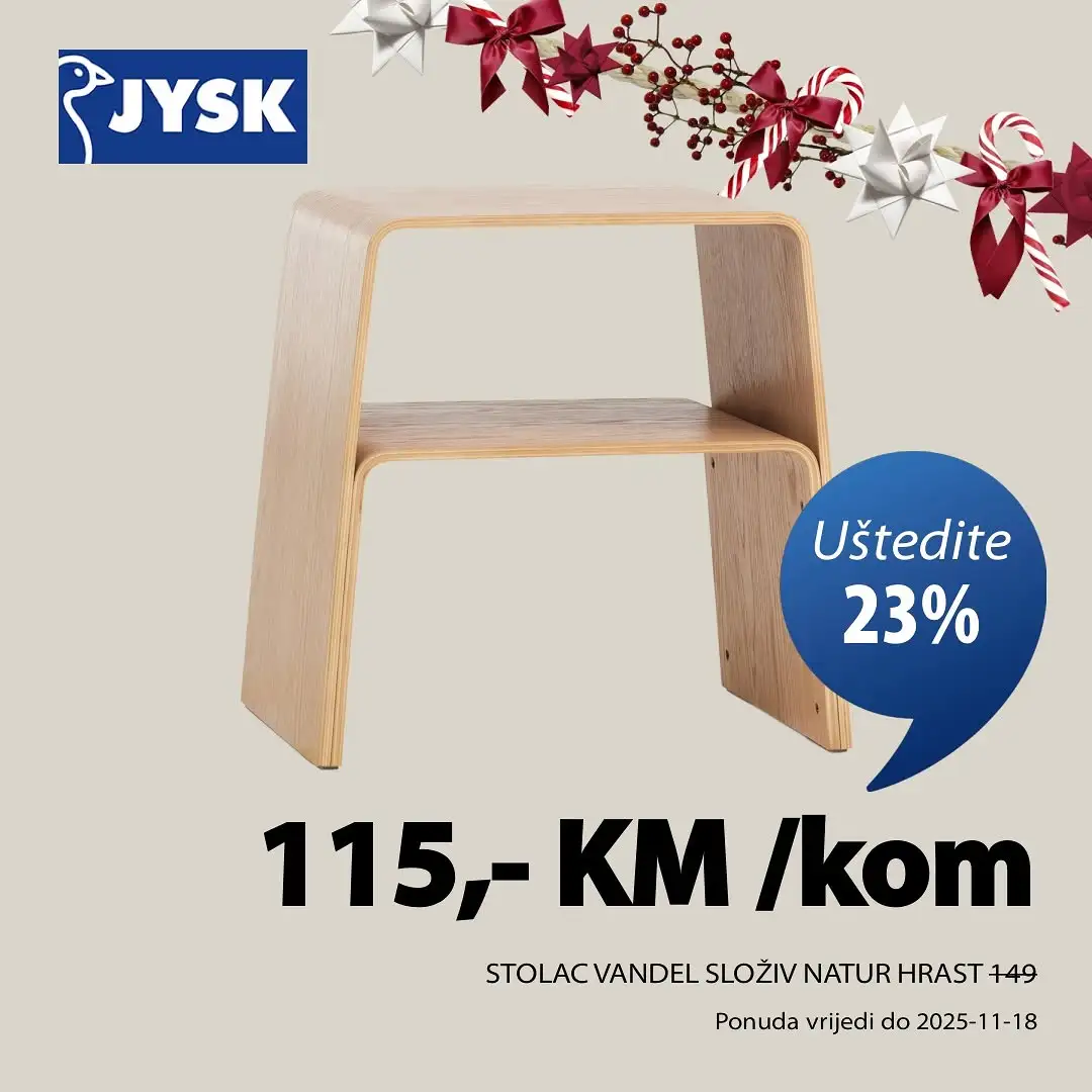 Jysk SUPER CIJENE novembar 2025.