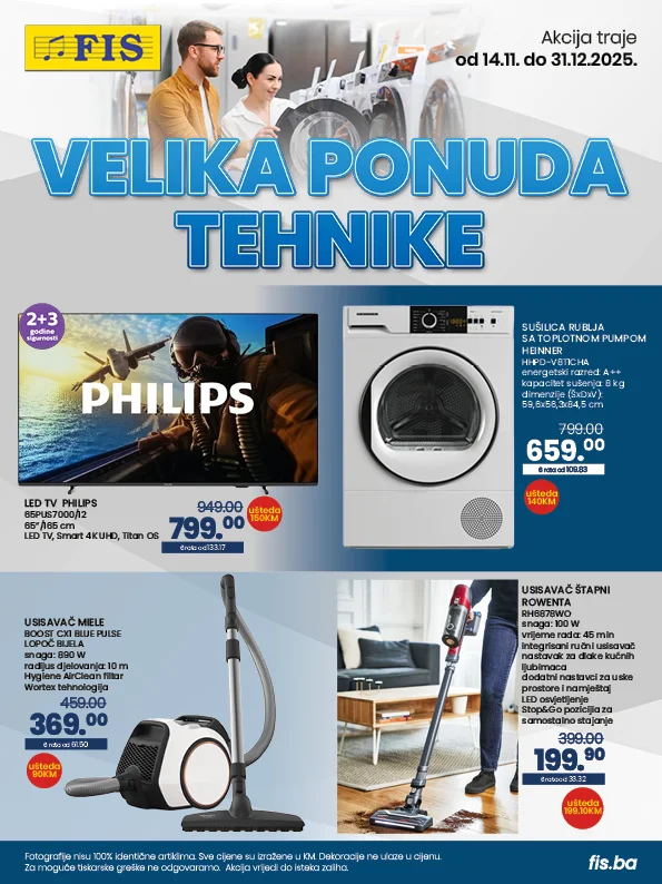 Fis katalog VELIKA AKCIJSKA PONUDA TEHNIKE 14.11-31.12.2025.