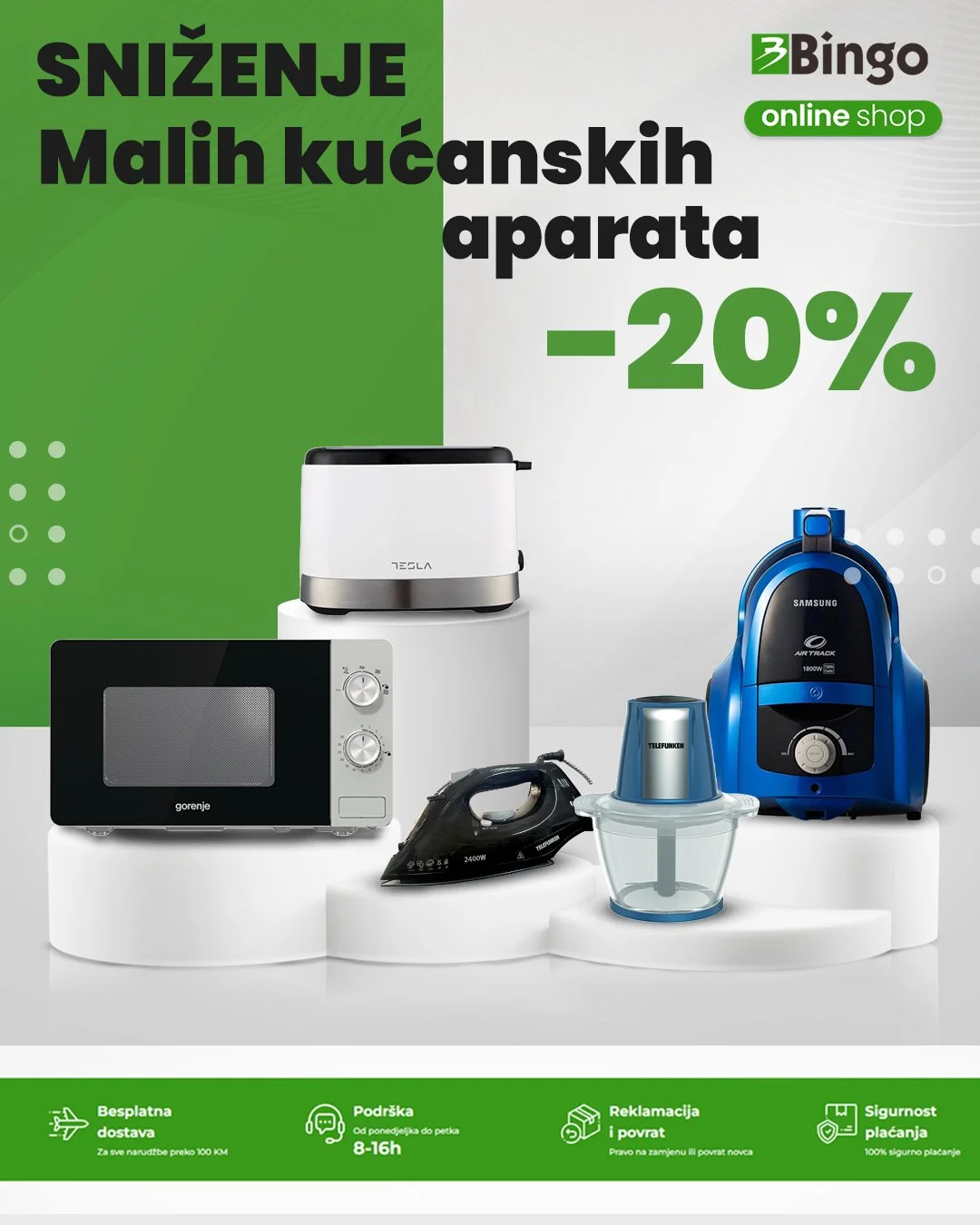 Bingo online shop SNIŽENJE TEHNIKE - akcija do 25.11.2025. 