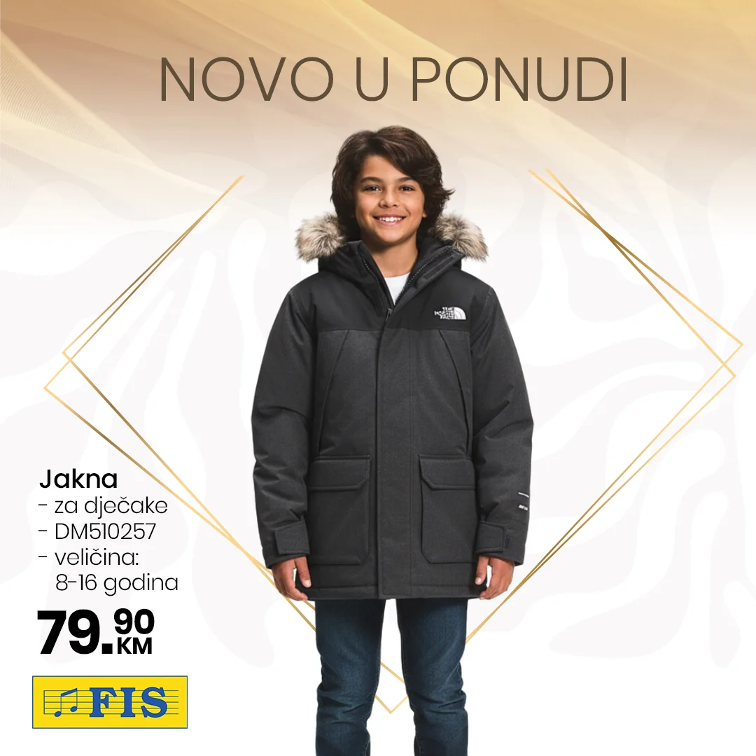 Novo u FIS ponudi – dječije zimske jakne za hladne dane - novembar 2025.