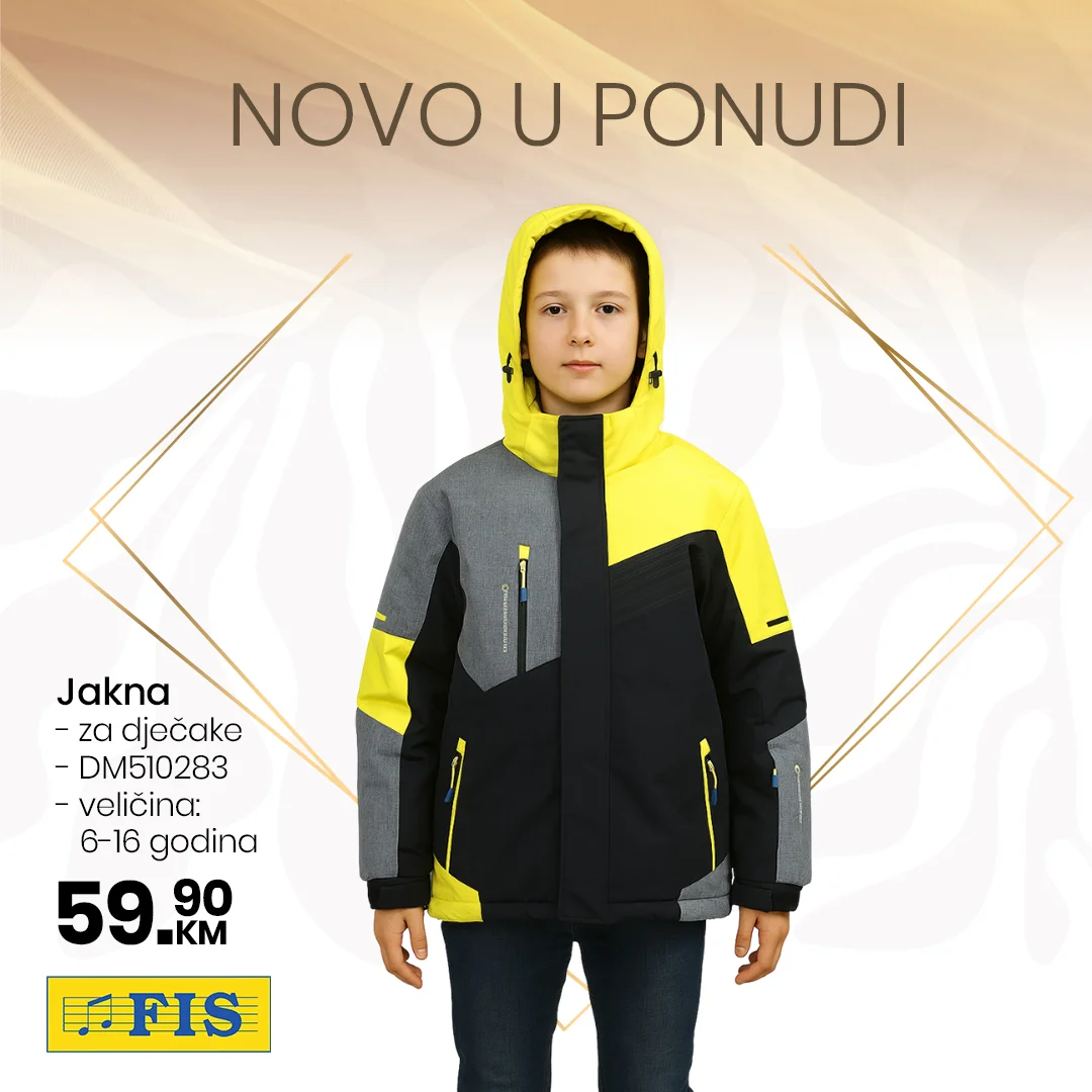 Novo u FIS ponudi – dječije zimske jakne za hladne dane - novembar 2025.