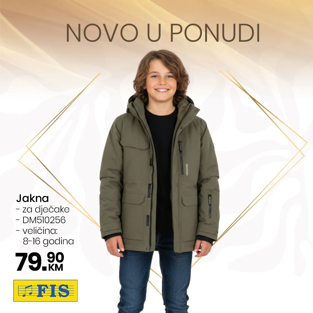 Novo u FIS ponudi – dječije zimske jakne za hladne dane - novembar 2025.