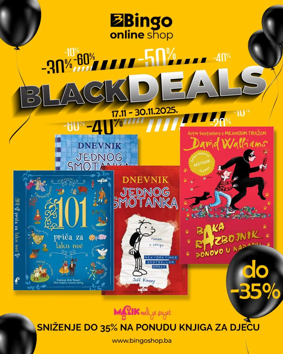 Bingo online shop BLACK DEAL 17-30.11.2025.