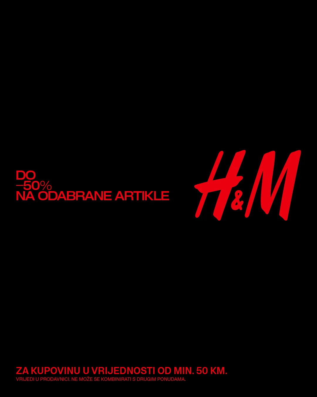 H&M BLACK FRIDAY do 30.11.2025.