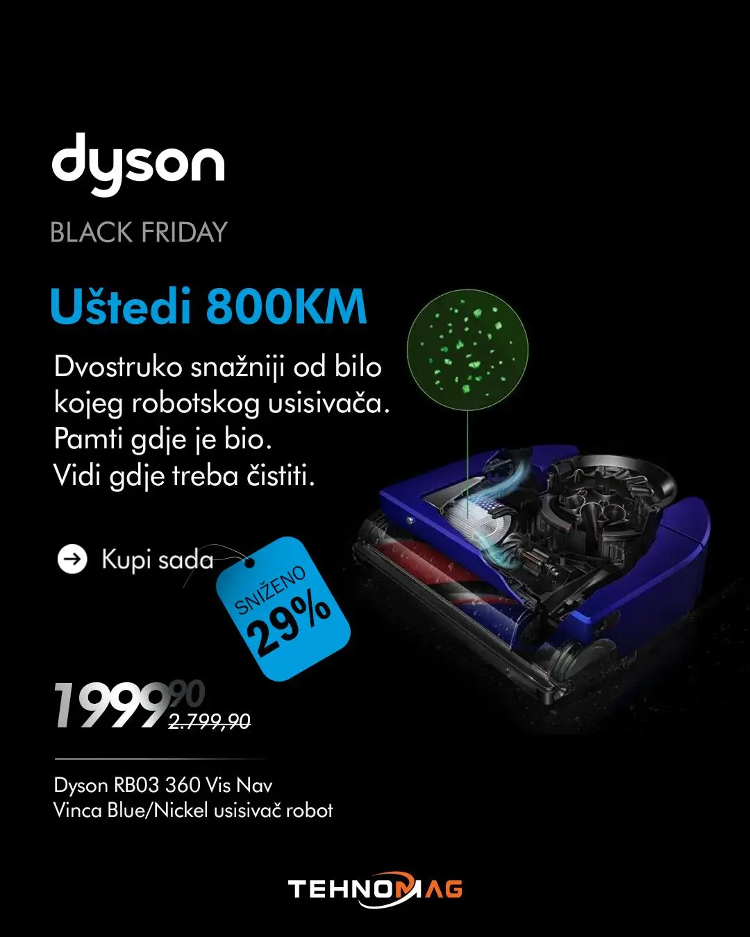 dyson SNIŽENJE ~ uštedite i do 800 KM