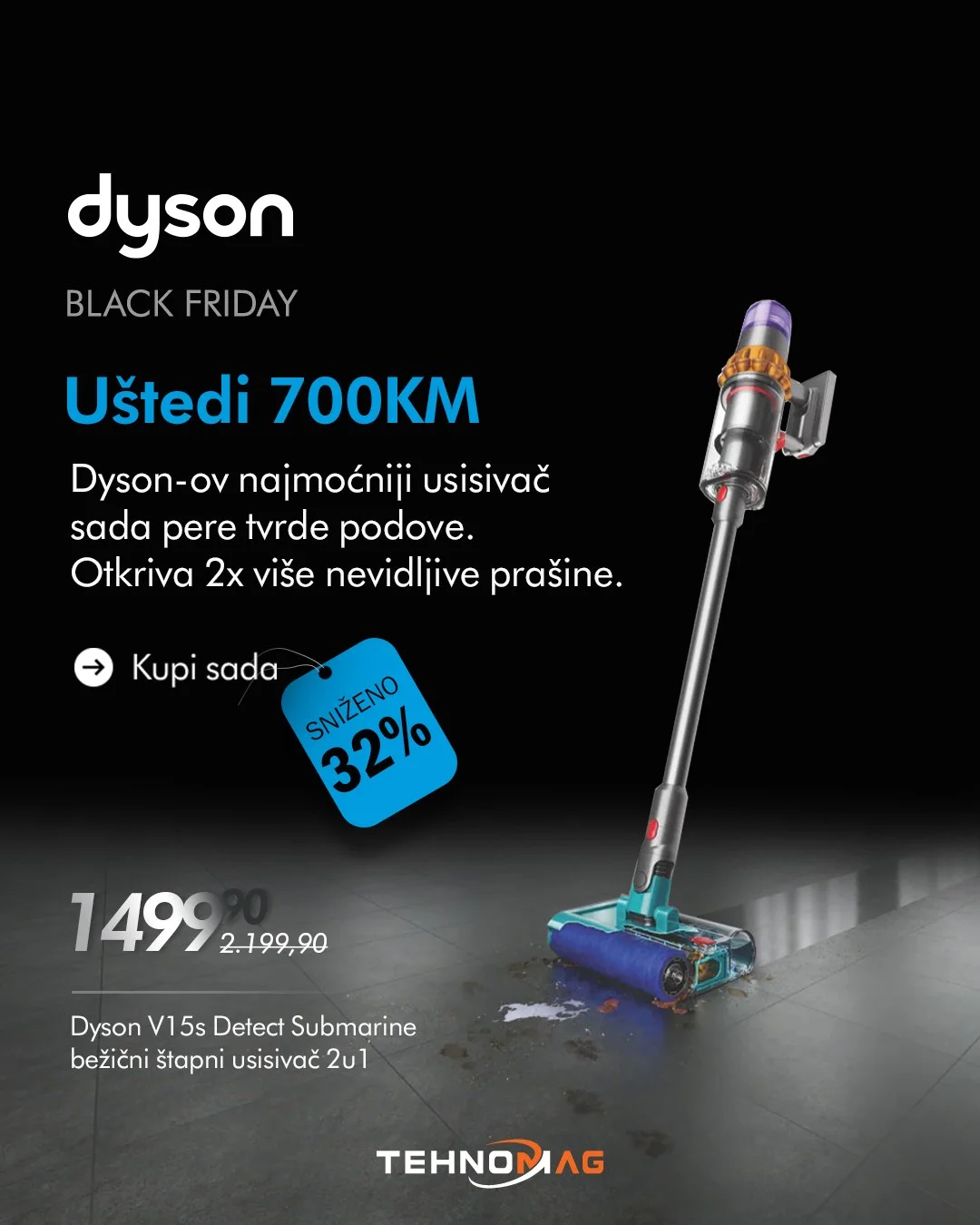 dyson SNIŽENJE ~ uštedite i do 800 KM