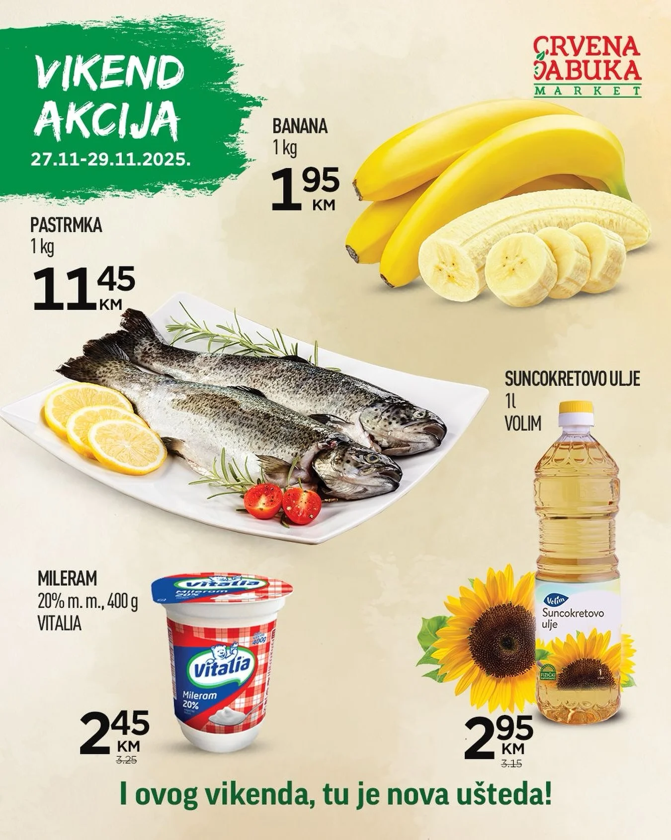 Crvena Jabuka vikend akcija 27-29.11.2025.