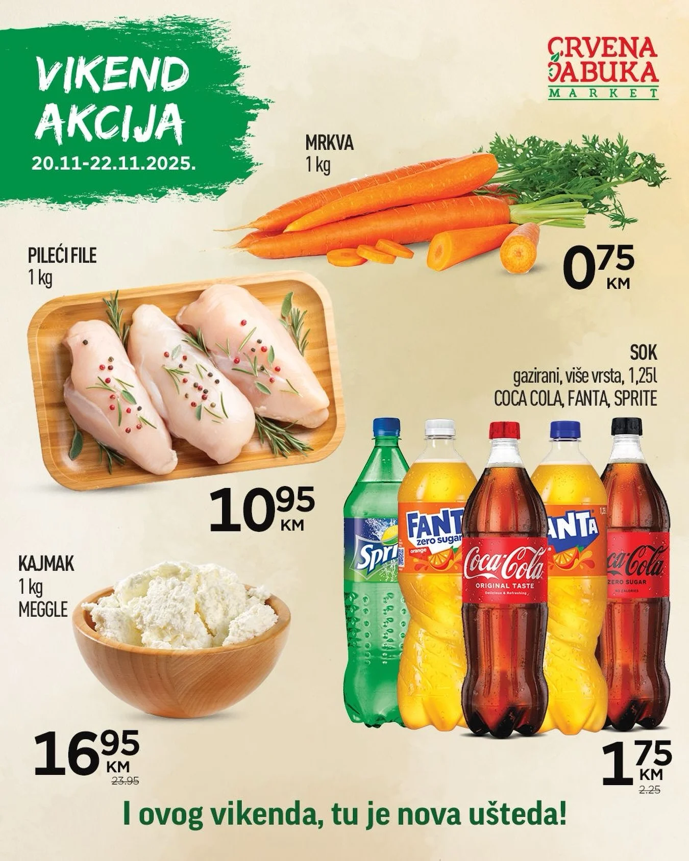 Crvena Jabuka vikend akcija 20-22.11.2025.