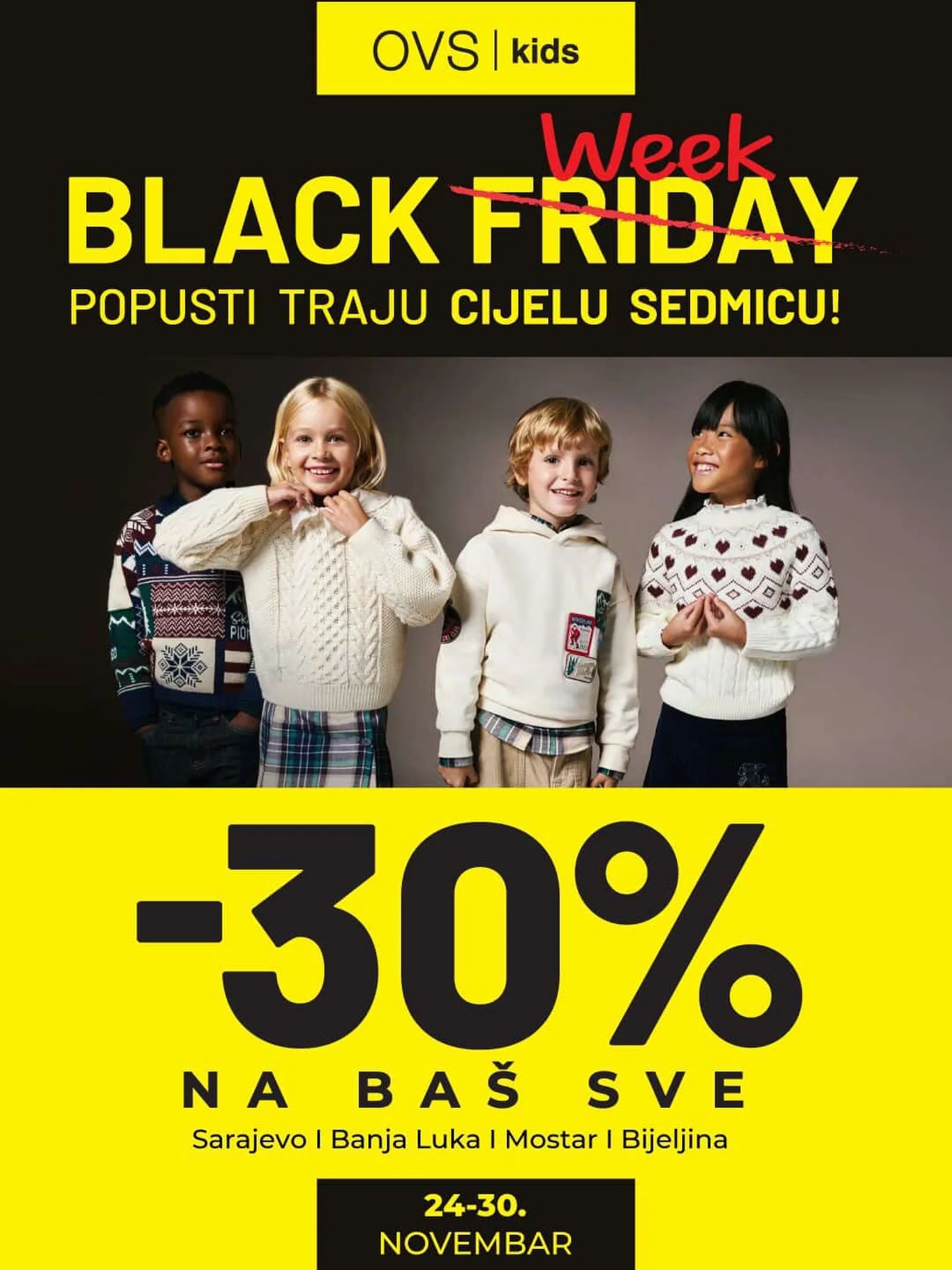 BLACK FRIDAY WEEK u OVS Kids!