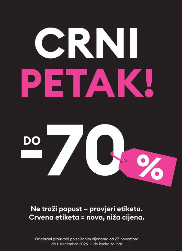 Sinsay BLACK FRIDAY 27.11-1.12.2025.