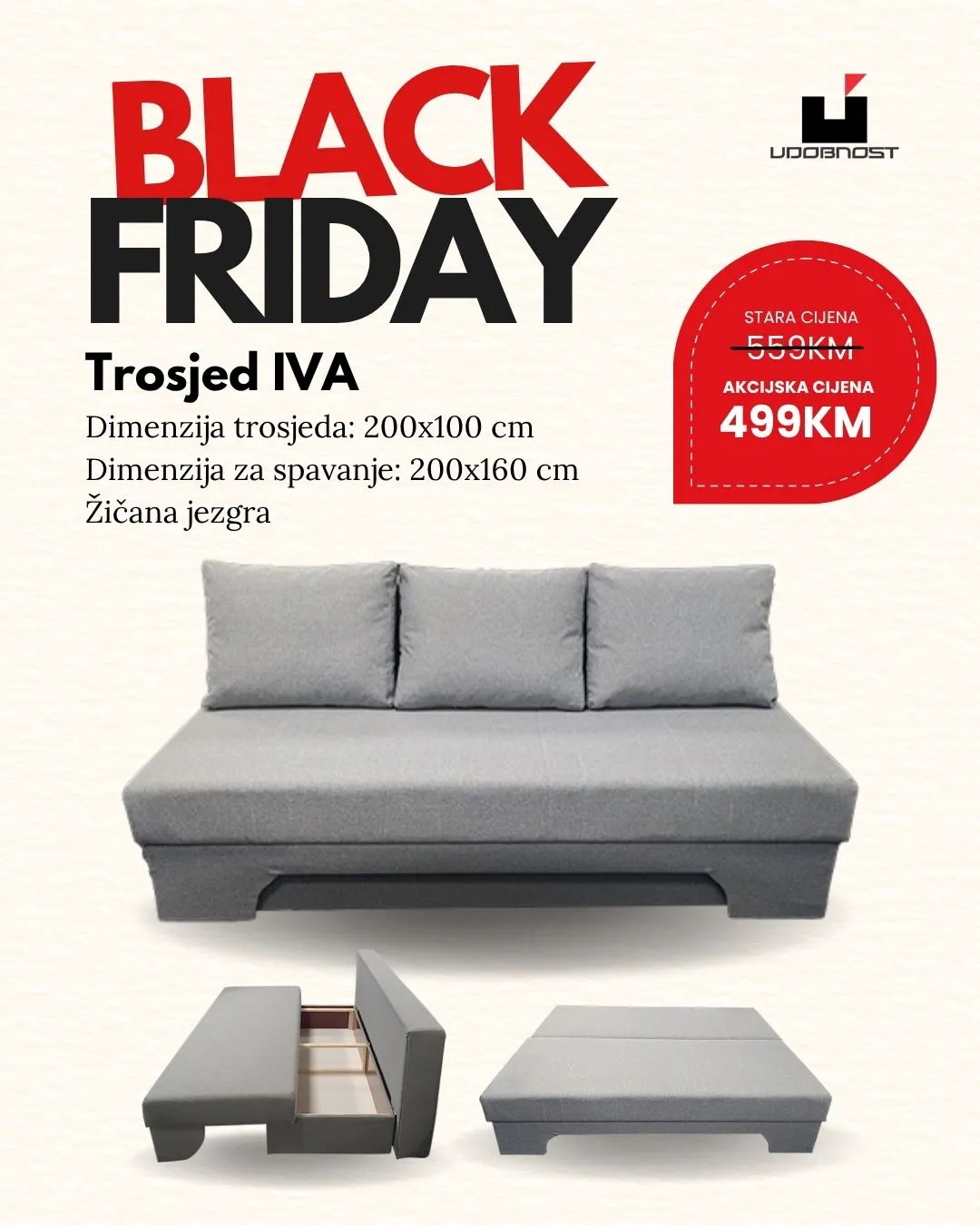 Udobnost BLACK FRIDAY novembar 2025.