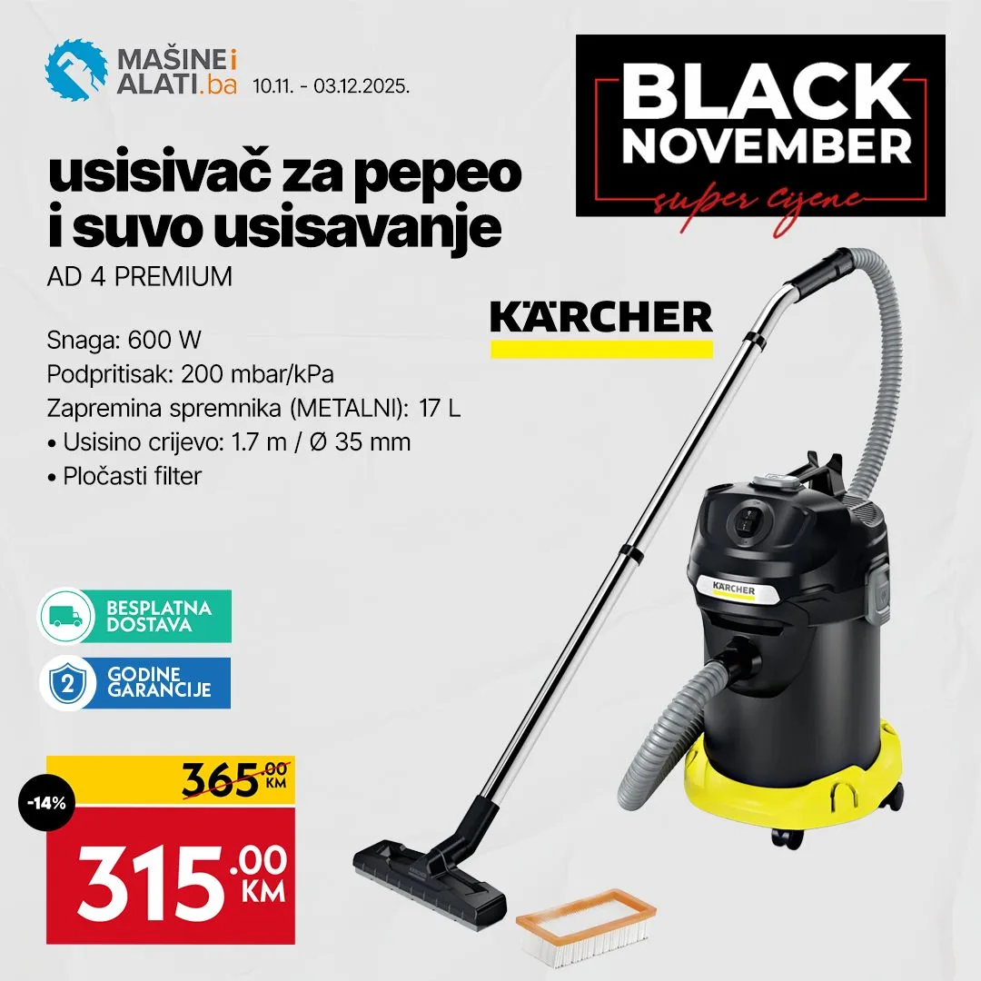 Mašine i alati BLACK NOVEMBER do 30.11.2025.