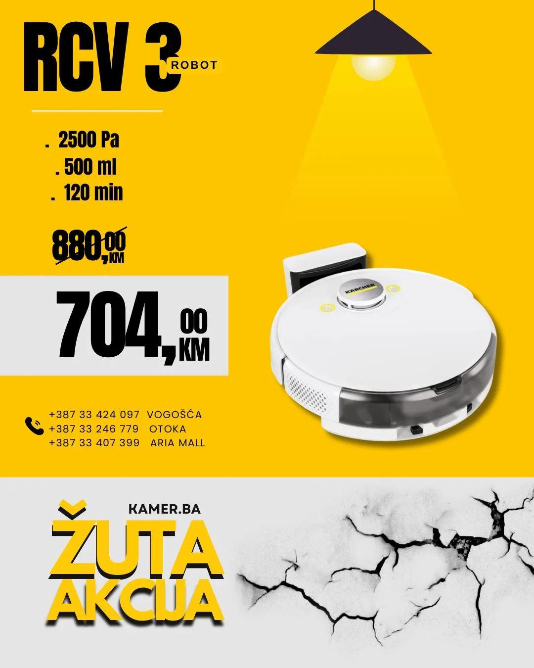 Kamer ŽUTA AKCIJA - do isteka zaliha