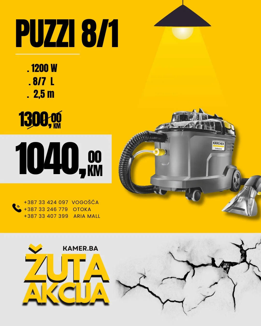 Kamer ŽUTA AKCIJA - do isteka zaliha