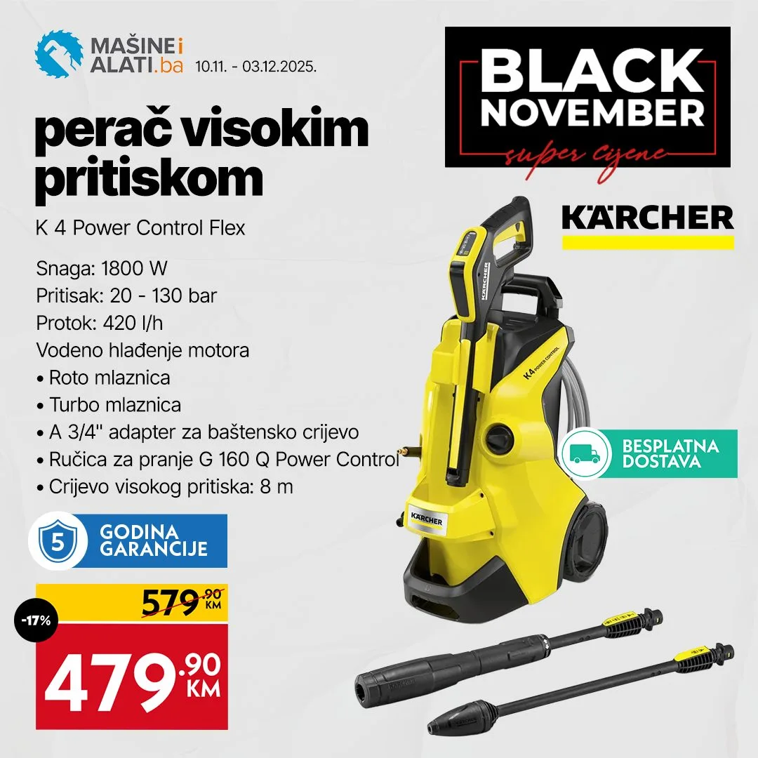Mašine i alati BLACK NOVEMBER do 30.11.2025.