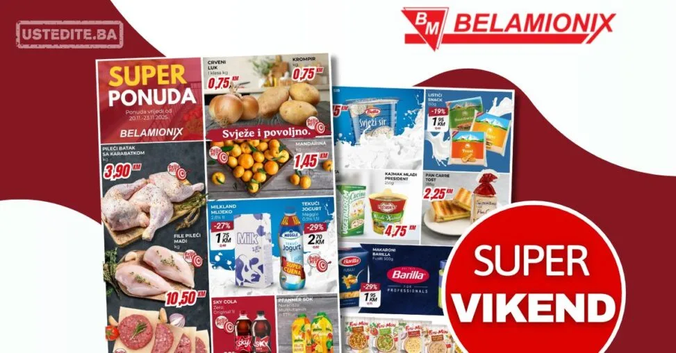 Belamionix vikend akcija 20-23.11.2025.