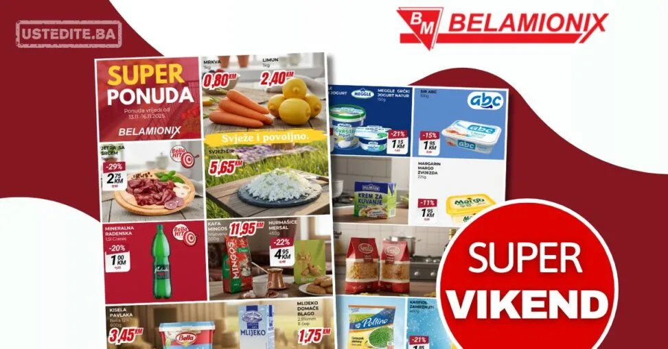 Belamionix vikend akcija 13-16.11.2025.