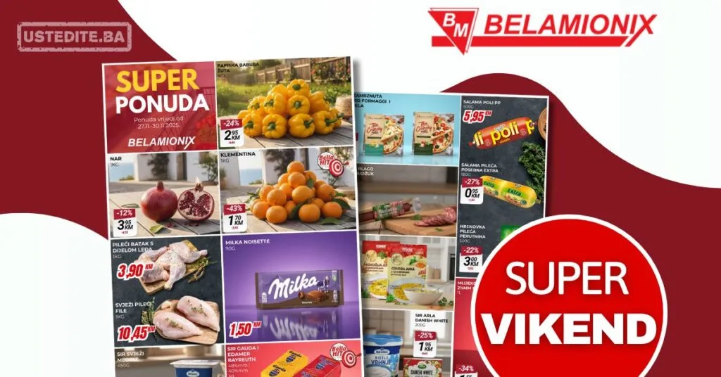 Belamionix vikend akcija 27-30.11.2025.