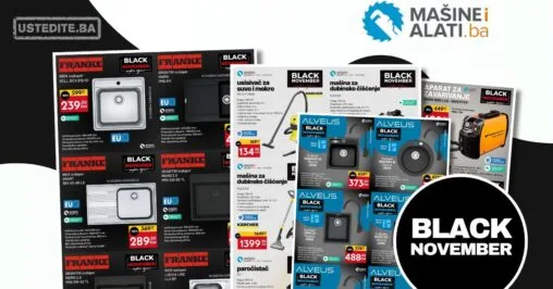 Mašine i alati BLACK NOVEMBER do 30.11.2025.