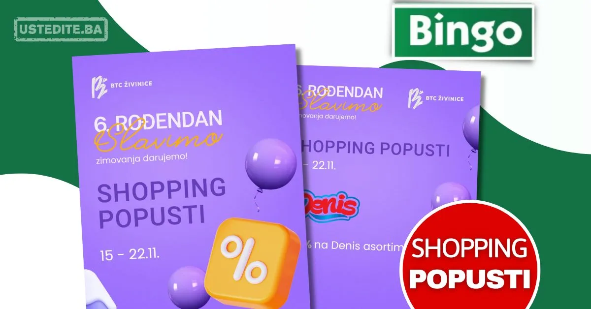 Bingo SHOPPING POPUSTI 15-22.11.2025.