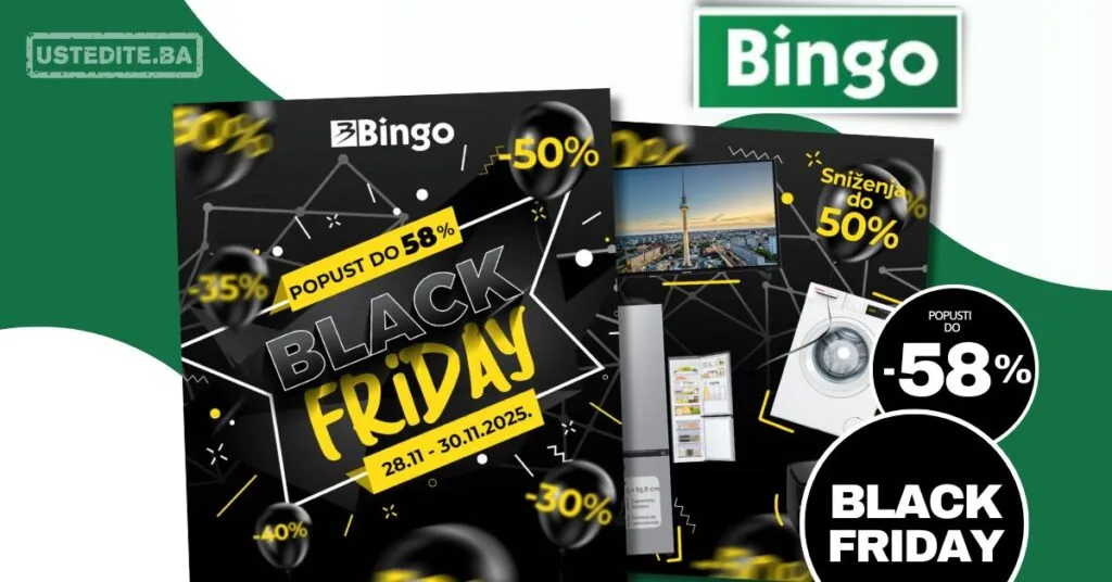 Bingo BLACK FRIDAY TEHNIKA 28-30.11.2025.