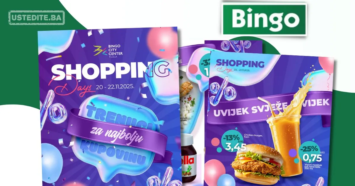 Bingo katalog SHOPPING DAYS 20-22.11.2025.