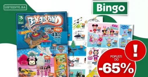 Bingo katalog Bingoland ~ Najbolje igračke po super cijenama 22.11.2025-14.1.2026.