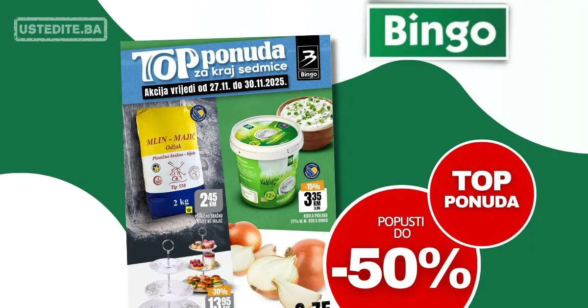 Bingo vikend akcija 27-30.11.2025.