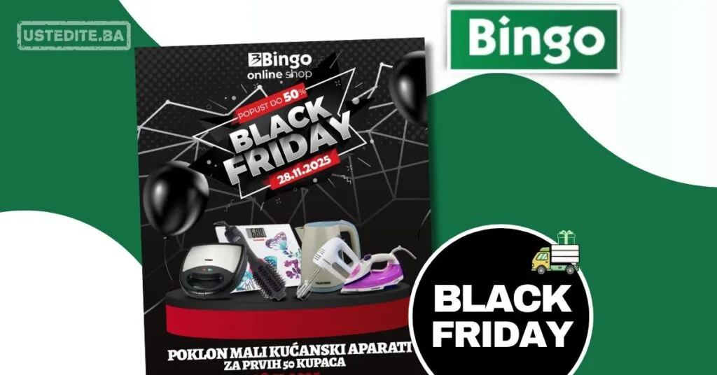 Bingo Online Shop Black Friday — popusti do 50% + EKSKLUZIVNE POGODNOSTI samo 28.11.2025.