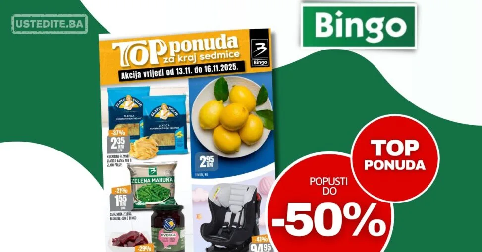 Bingo vikend akcija 13-16.11.2025.