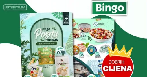 Bingo katalog SVE ZA POSNU TRPEZU 20.11.2025–6.1.2026.