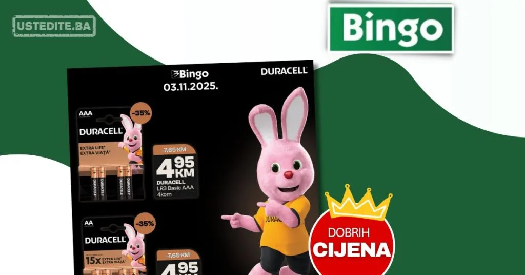 Bingo AKCIJA DURACELL 3.11.2025.