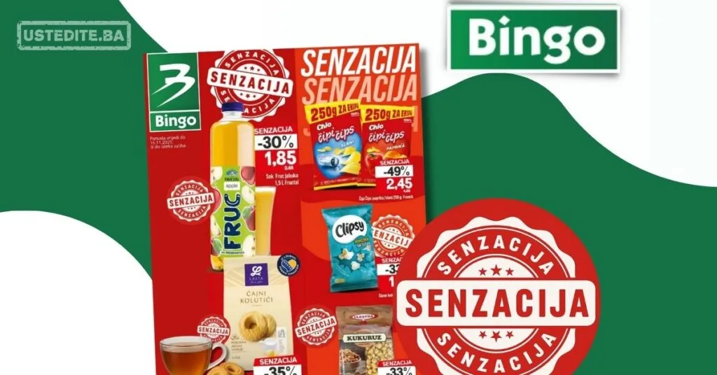 Bingo SENZACIJA - uštedite do 16.11.2025.