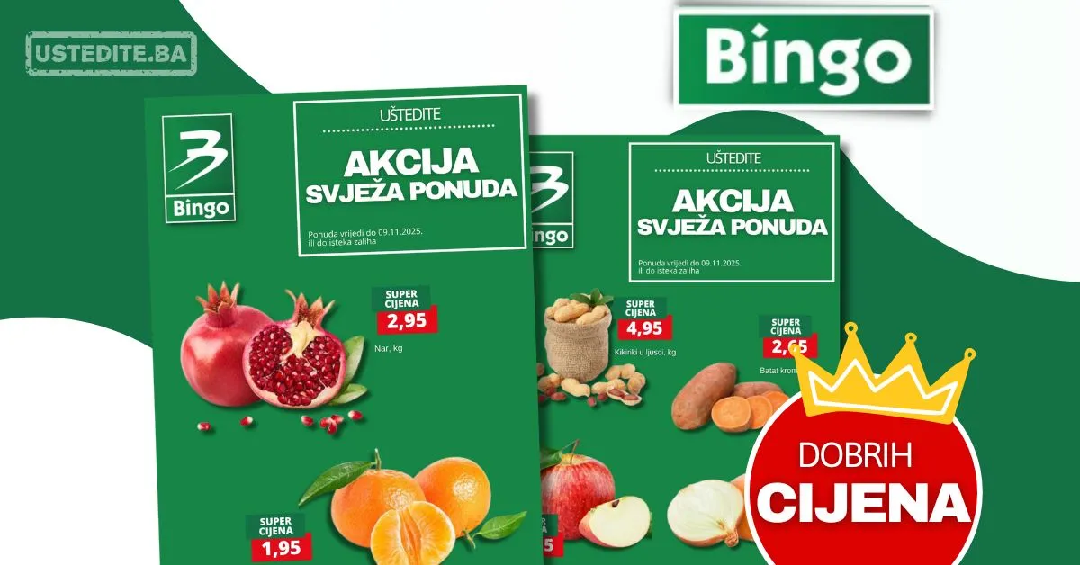 Bingo SVJEŽA PONUDA - akcija do 9.11.2025.