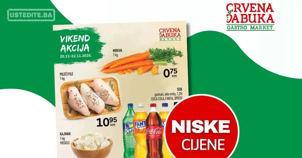 Crvena Jabuka vikend akcija 20-22.11.2025.