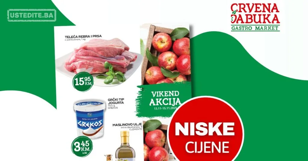 Crvena Jabuka vikend akcija 13-15.11.2025.