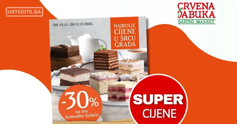 Crvena Jabuka KOLAČI 19.11-2.12.2025.