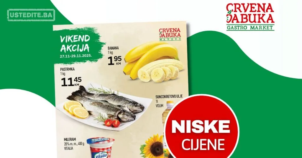 Crvena Jabuka vikend akcija 27-29.11.2025.