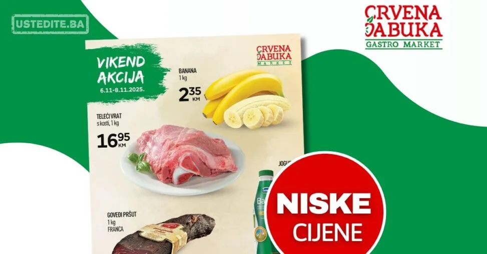 Crvena Jabuka vikend akcija 6-8.11.2025.